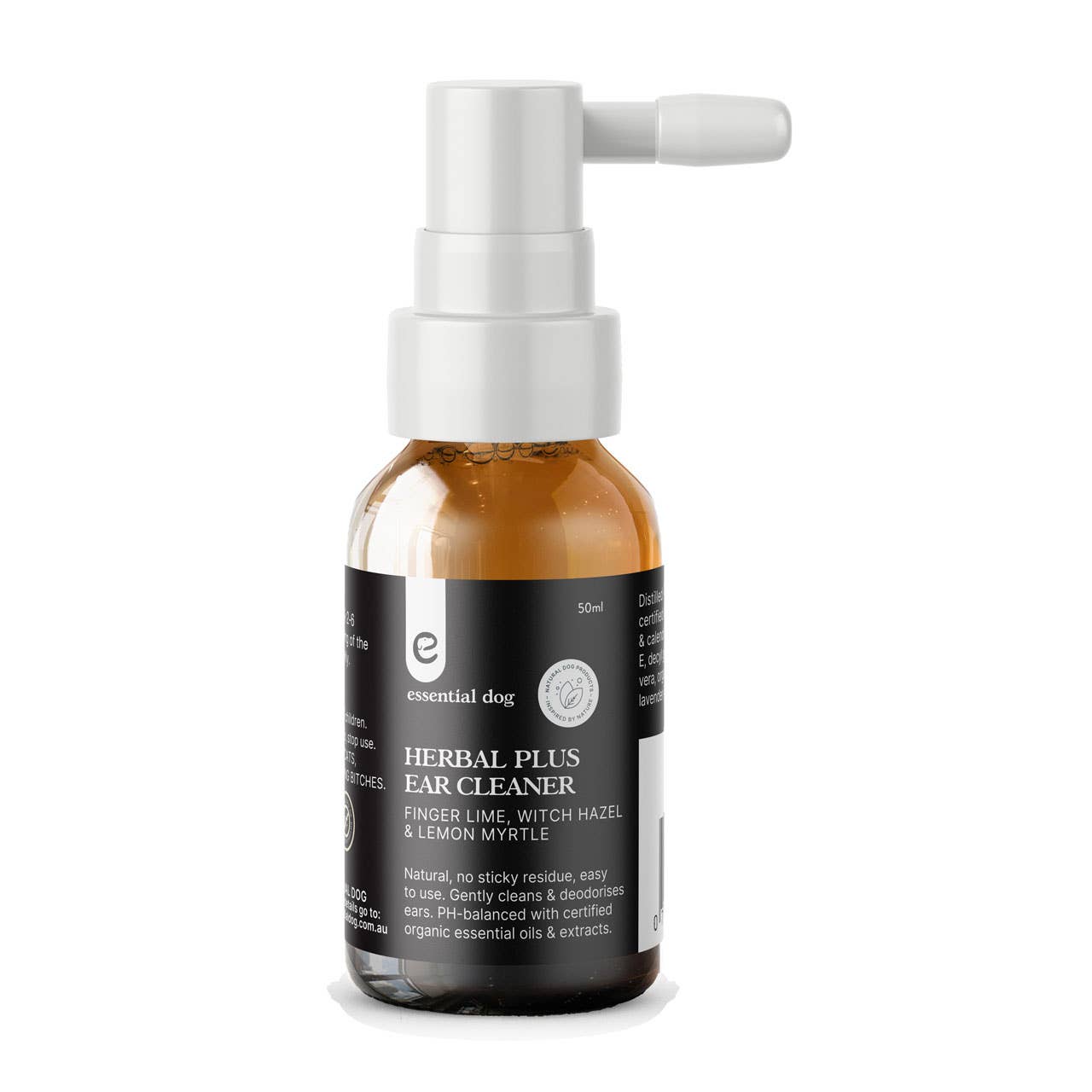 Herbal Dog Ear Cleaner 50ml - Finger Lime & Lemon Myrtle
