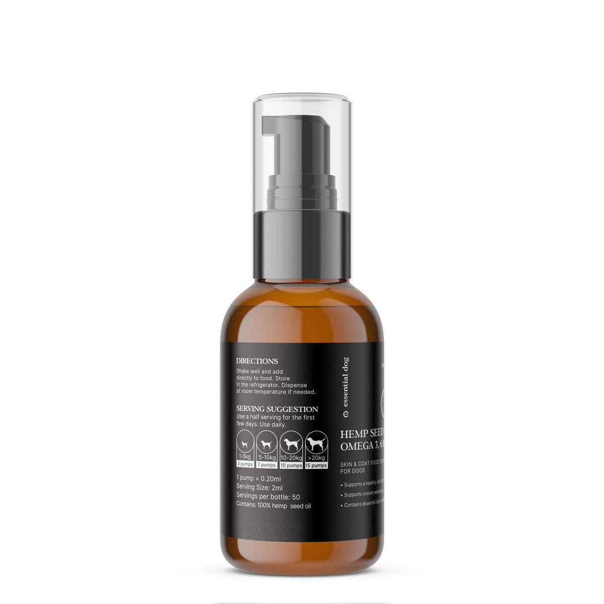 Raw Hemp Seed Oil 100ml - Skin, Coat & Joints Pain Relief