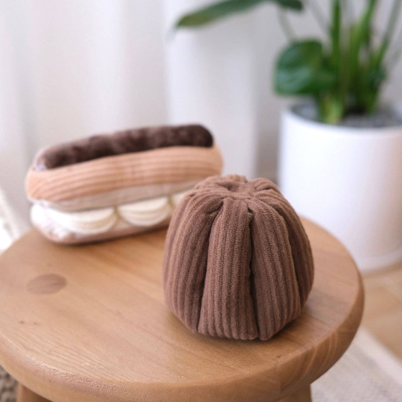 Dark Brown Canele - Squeaky & Snuffle