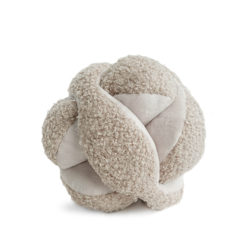 MONTI in Oat - Crinkly + Squeaky Snuffle Ball