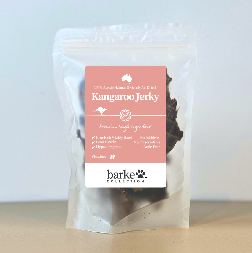 Premium Kangaroo Jerky 80g  <br> Chew Level 2 (Moderate)