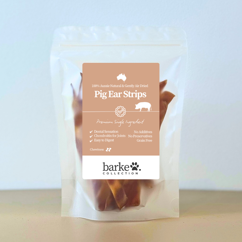 Premium Pig Ear Strips 12 Pack 60g <br>Chew Level 2 (Moderate)