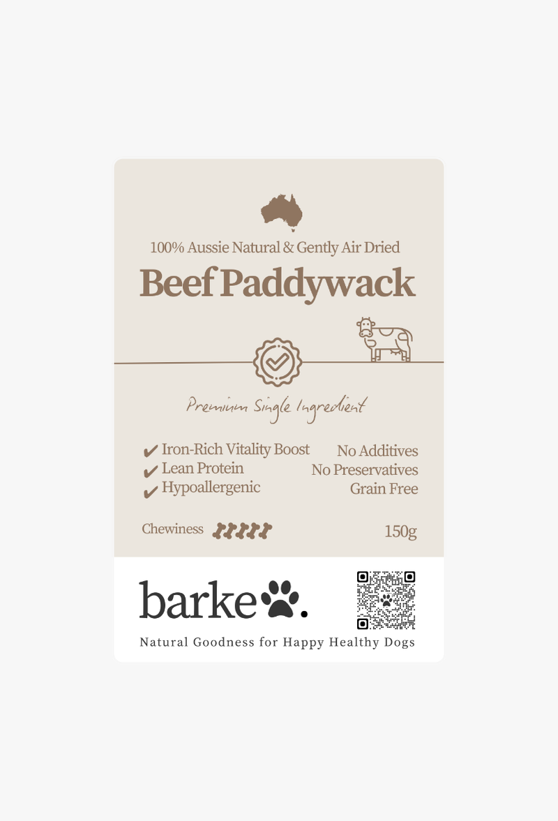 Premium Beef Paddywack 150g  <br> Chew Level 5 (Power)