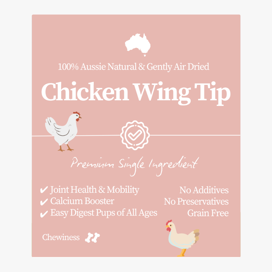 Premium Chicken Wing Tips 200g<br> Chew Level 2 (Moderate)