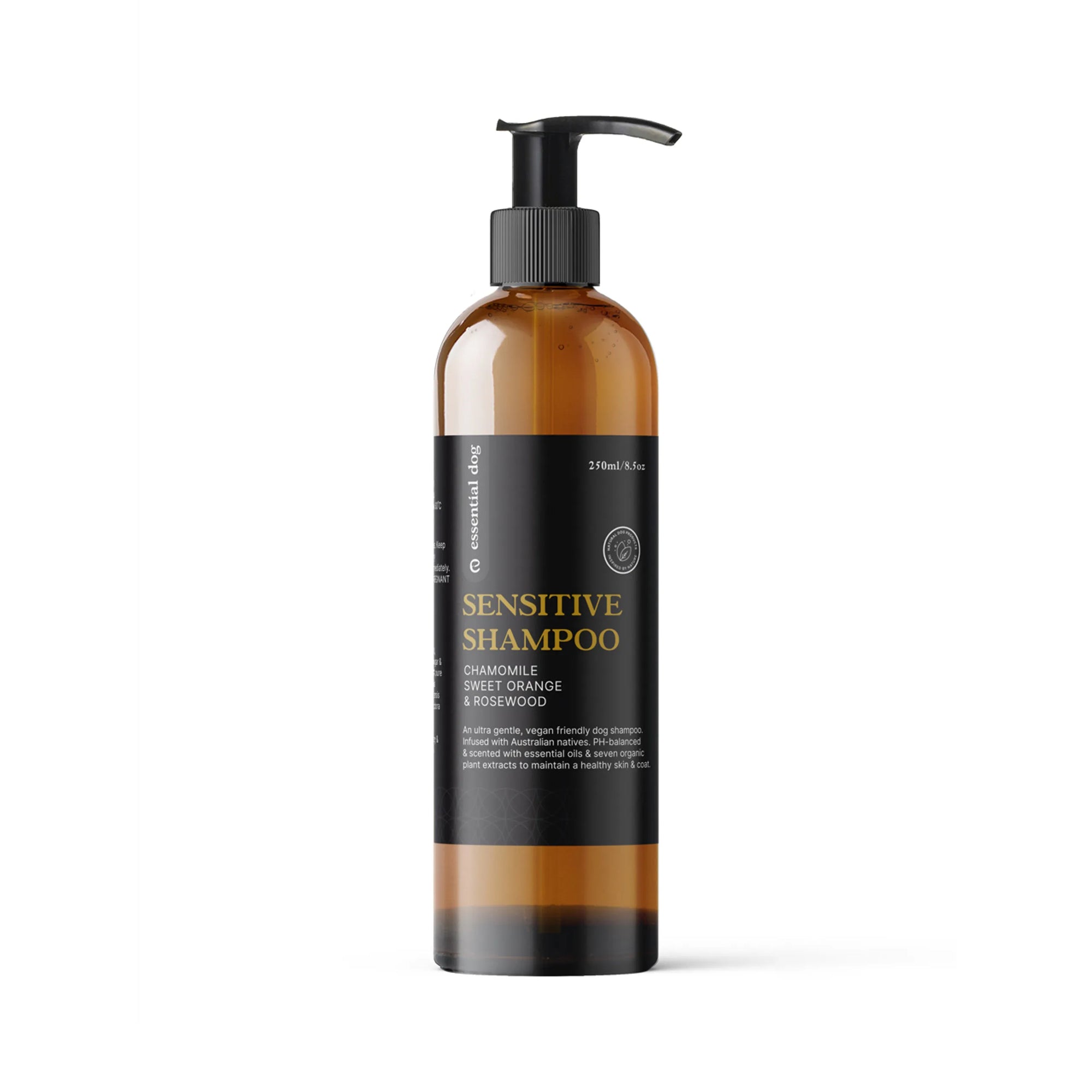 Sensitive Dog Shampoo (Chamomile) 250ml - Chamomile, Sweet Orange & Rosewood