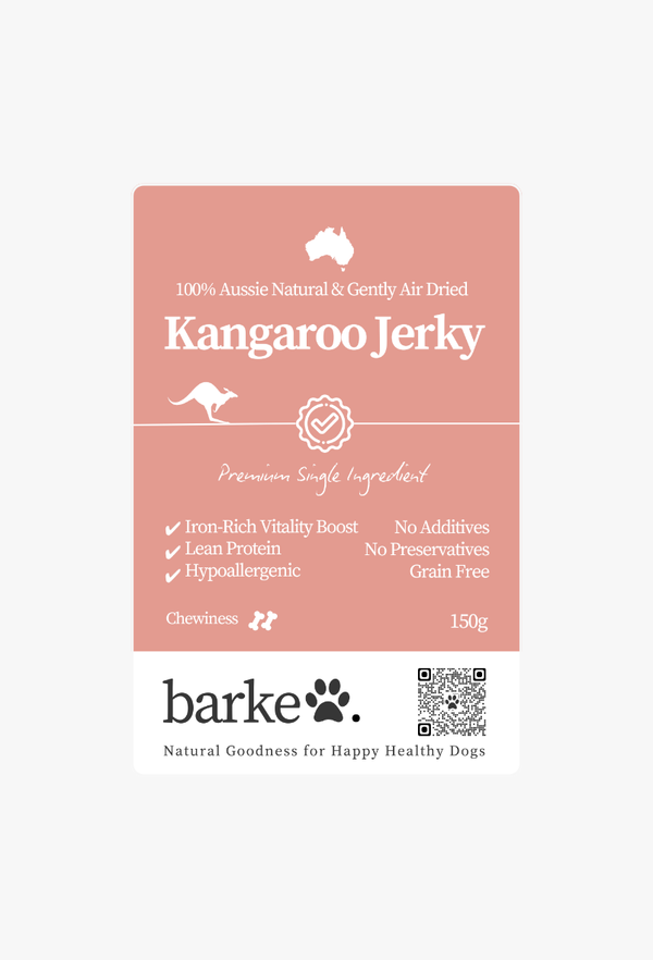 Premium Kangaroo Jerky 150g  <br> Chew Level 2 (Moderate)