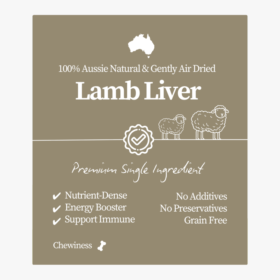 Premium Lamb Liver 150g  <br> Chew Level 1 (Moderate)