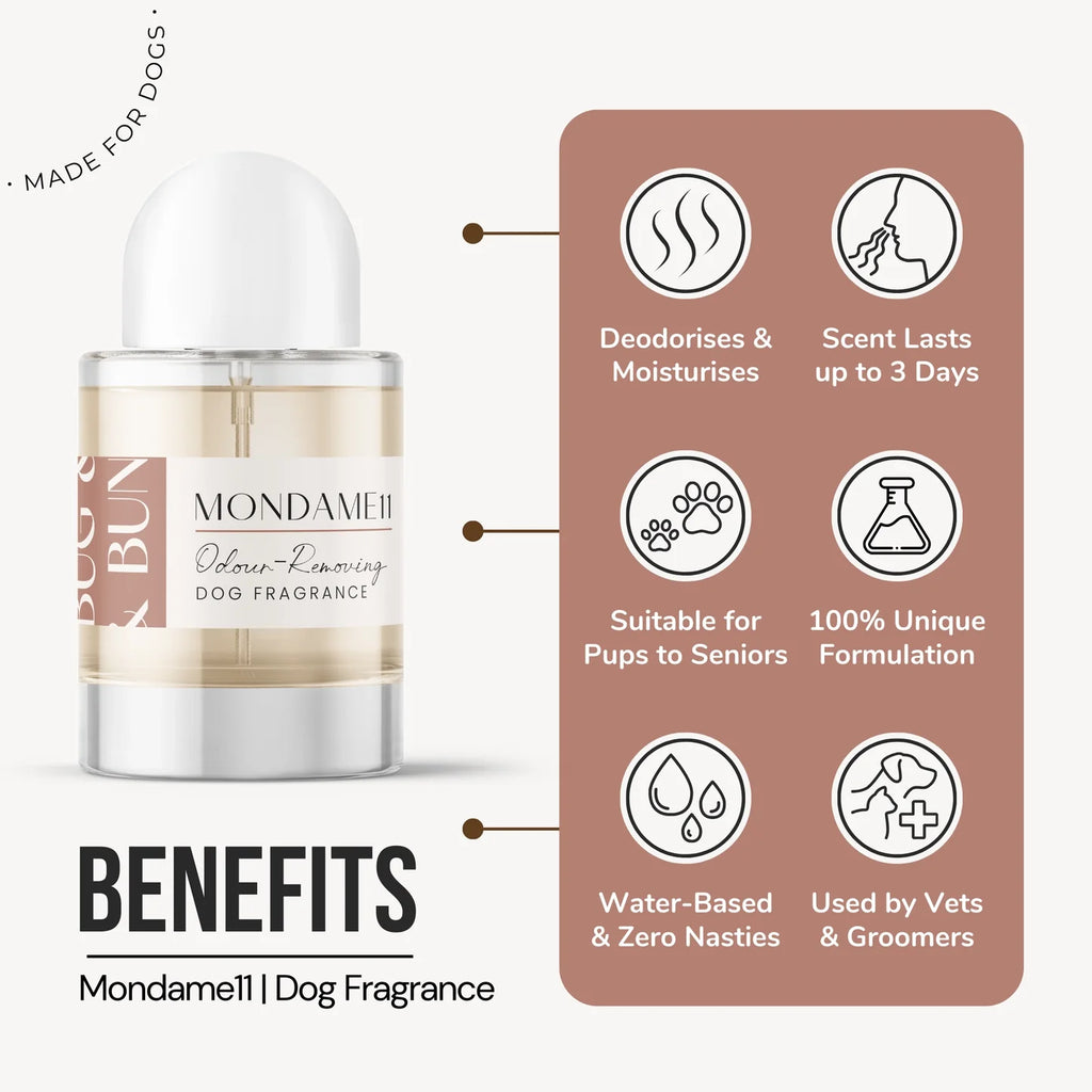 Mondame11 Dog Fragrance - Vanilla, Fruit & Floral