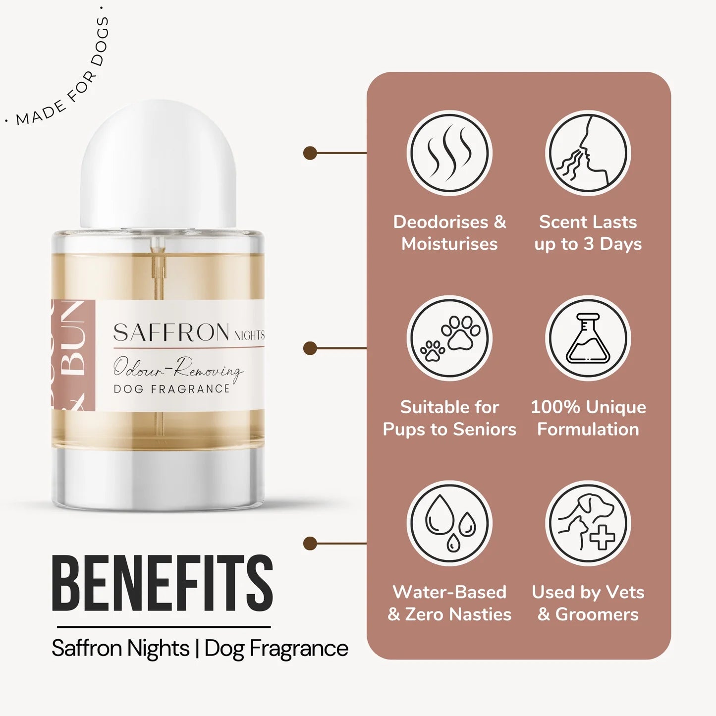 Saffron Night Dog Fragrance - Amber, Leather & Warm Spice