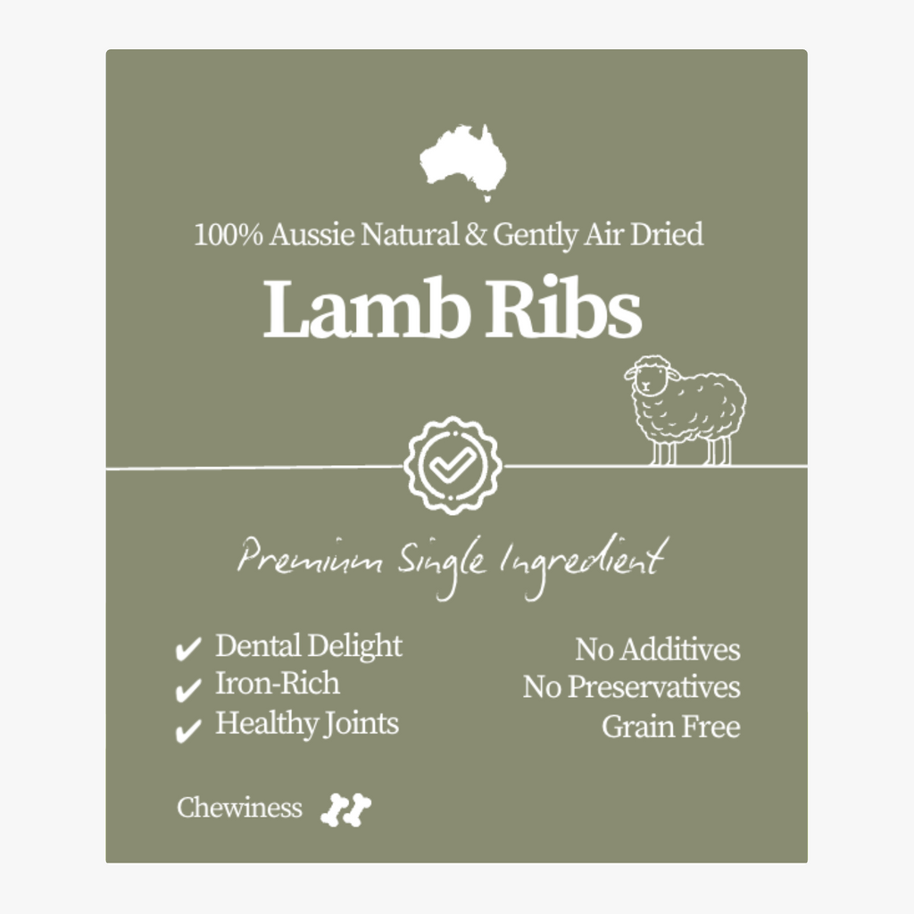 Premium Lamb Ribs 150g  <br> Chew Level 2 (Moderate)