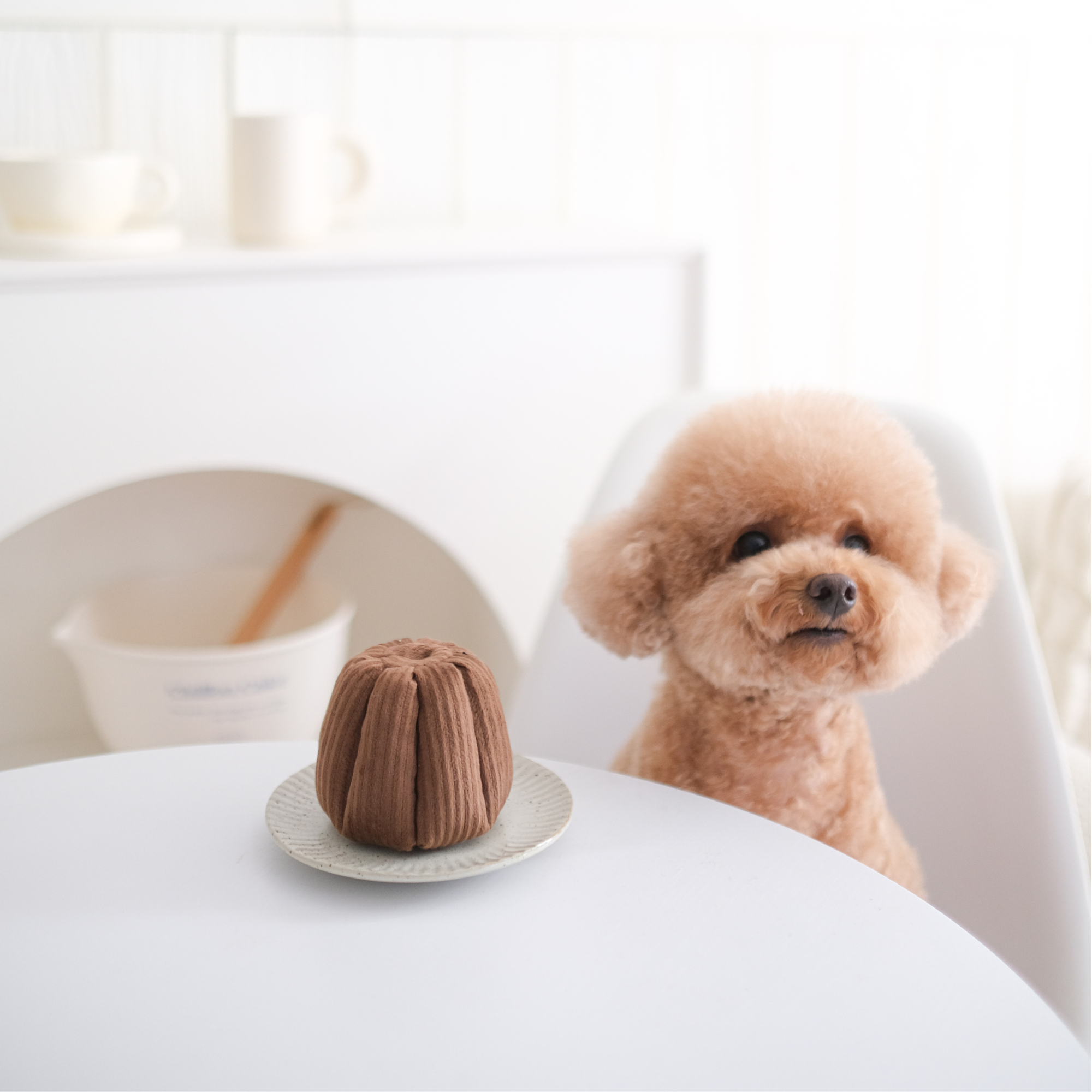 Dark Brown Canele - Squeaky + Snuffle