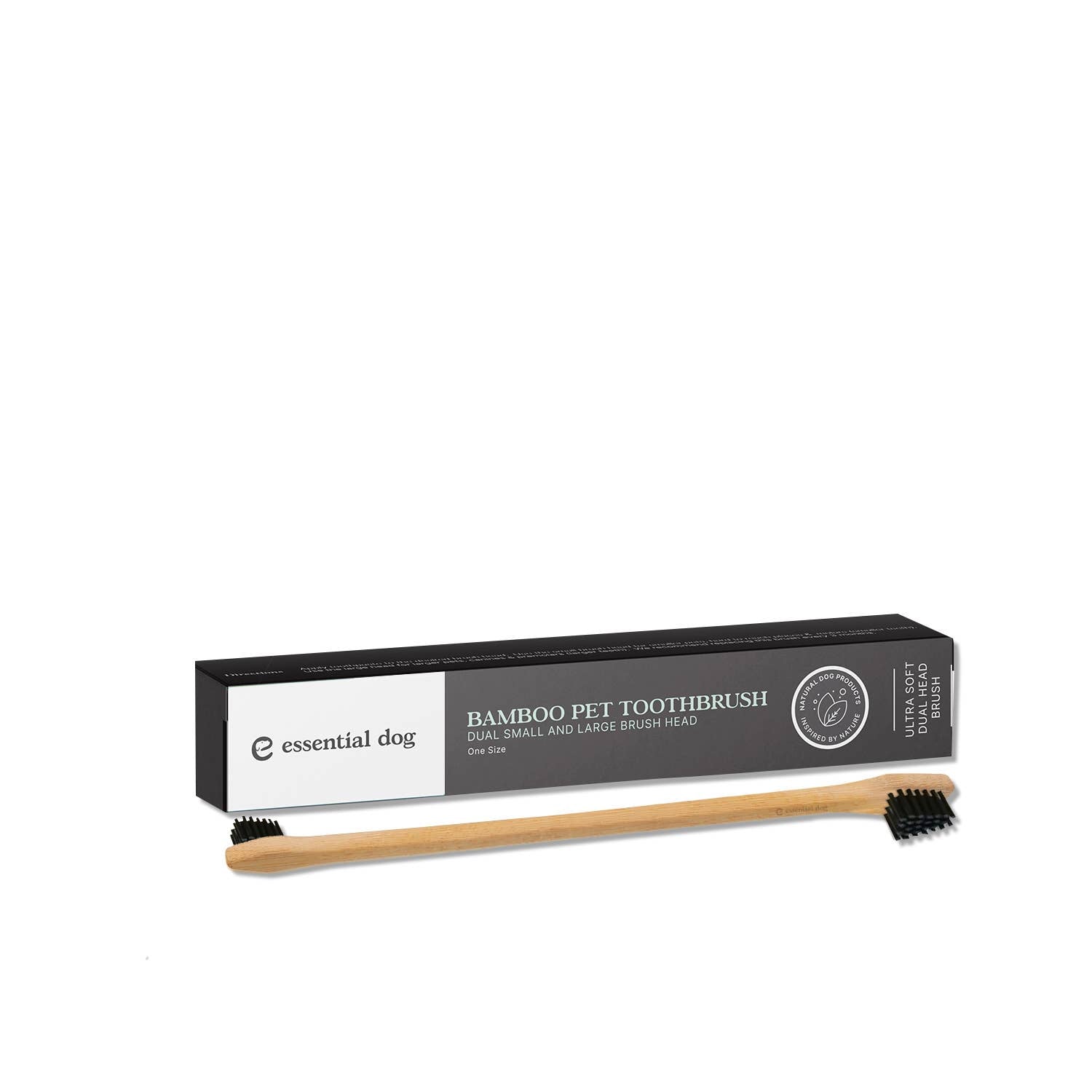 Bamboo Pet Dog Toothbrush - Dual Head